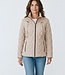 winterjas dames structuur en ritssluiting Cobblestone- camel Brandtex