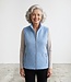 dames gilet met structuur- print en ritssluiting blauw (allure) Signature