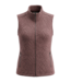 dames gilet met structuur- print en ritssluiting bruin Signature