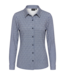 stretch blouse dames met print en knopen blauw Brandtex