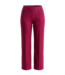 flared stretch broek "Chiara punta" elastiek met stikplooi bordeaux- rood Navigazione