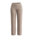 flared stretch broek "Chiara punta" elastiek met stikplooi sand Navigazione