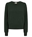 dames pullover met structuur donkergroen "Dodo" FreeQuent
