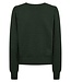 dames pullover met structuur donkergroen "Dodo" FreeQuent