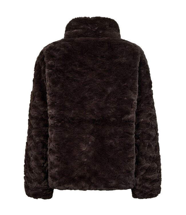 faux- fur jacket (jas) "Foby" bruin FreeQuent