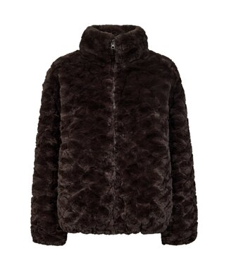 FreeQuent faux-fur jacket (jas) dames "Foby" bruin