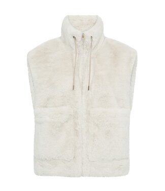 FreeQuent zachte dames bodywarmer / gilet " FONY " beige Freequent
