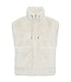 zachte dames bodywarmer / gilet " FONY " beige Freequent