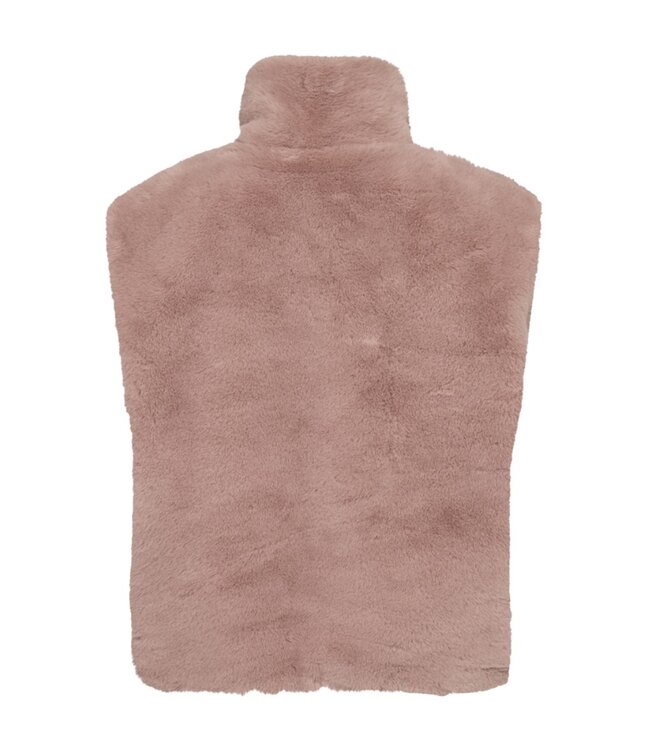 zachte dames bodywarmer / gilet "FONY" oudroze