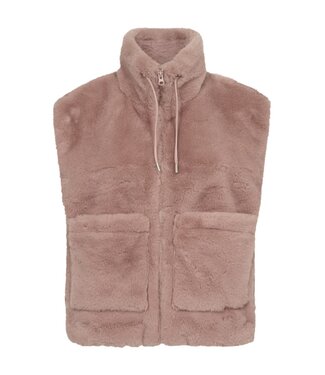 FreeQuent zachte dames bodywarmer / gilet " FONY " oudroze Freequent