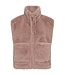 zachte dames bodywarmer / gilet "FONY" oudroze