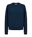 dames pullover honingraat- structuur "Dodo" blauw FreeQuent