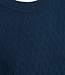 dames pullover honingraat-structuur "Dodo" blauw