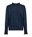 dames pullover roesel-boordje "Katie" blauw