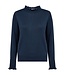 dames pullover roesel- boordje "Katie" blauw FreeQuent