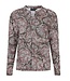 dames t- shirt pebble- print roze- taupe Brandtex