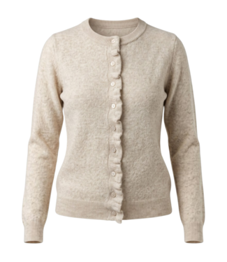 Signature chique dames vest met roesel accenten sand Signature