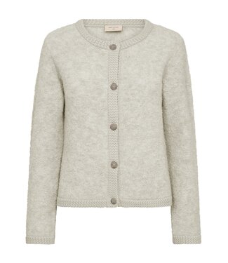 FreeQuent zacht dames vest chique knopen en wol "GRSCHRISTA" beige FreeQuent