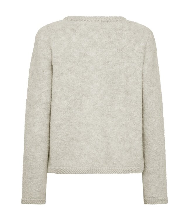 zacht dames vest chique knopen en wol "GRSCHRISTA" beige FreeQuent