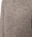 dames trui "Grslulu" met 7/8 mouwlengte effen taupe FreeQuent