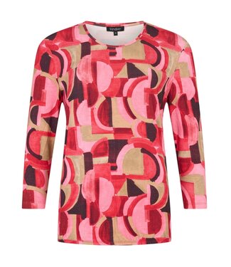 Sunday dames blouson shirt esscher rood- roze Sunday