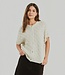 katoenen dames gilet met parel knopen "Cathy" moonbeam- beige FreeQuent