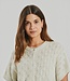 katoenen dames gilet met parel knopen "Cathy" moonbeam- beige FreeQuent