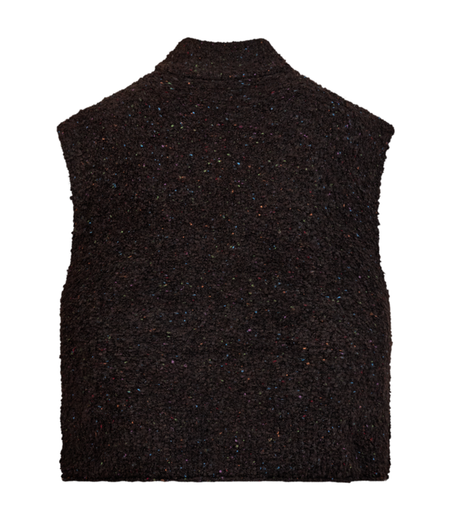 gilet dames met rits "Nemes" bruin FreeQuent