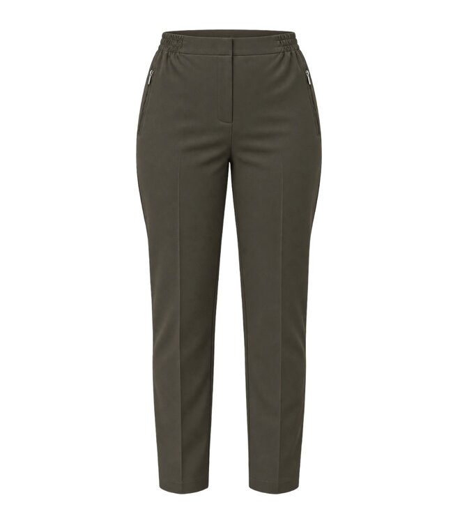 winter pantalon power- stretch wooltouch met elastische band - Alica