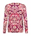 dames blouson shirt mandala fuchsia- roze (lange mouw)