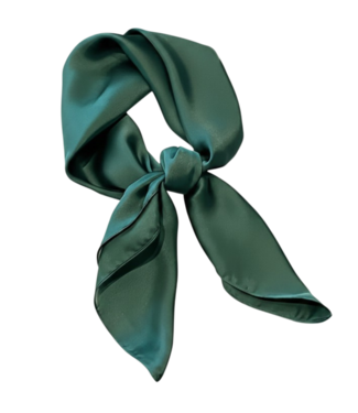 BLAUW vierkante dames sjaal basic groen 70x70cm