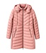 Lange winterjas met afritsbare capuchon roze CherryBerry
