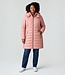 Lange winterjas met afritsbare capuchon roze CherryBerry
