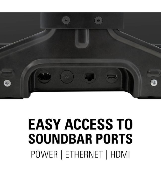 Sanus WSSBM1-B2 under TV Mounting Bracket compatible for Sonos Beam Suitable for TVs from 37" to 70"