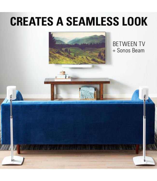 Sanus WSSBM1-B2 under TV Mounting Bracket compatible for Sonos Beam Suitable for TVs from 37" to 70"