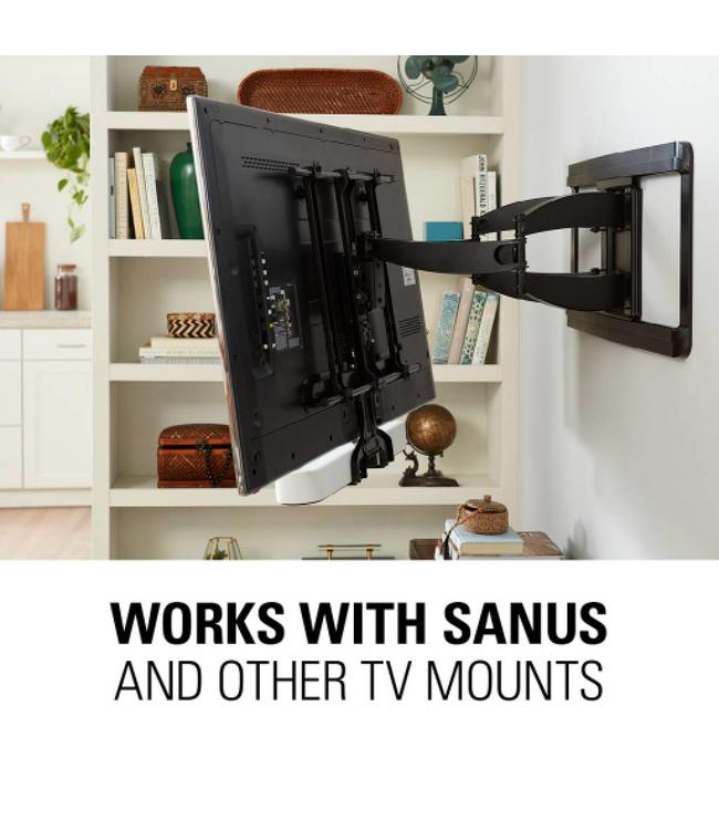 Sanus WSSBM1-B2 under TV Mounting Bracket compatible for Sonos Beam Suitable for TVs from 37" to 70"
