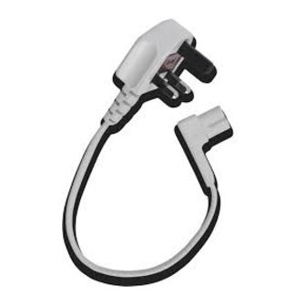 Flexson Short White Right Angle Power Lead for Sonos One/One SL/ Play:1
