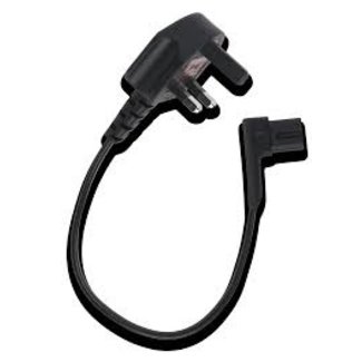 Flexson Short Black Right Angle Power Lead for Sonos One/One SL/Play:1
