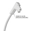 Flexson Short Black Right Angle Power Lead for Sonos One/One SL/Play:1