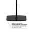 Flexson Floor stand fixed height for Sonos Five/Play:5 Speaker