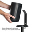Flexson Move Black Fixed Height Floor Stand for Sonos Move Speaker