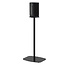 Flexson Move Black Fixed Height Floor Stand for Sonos Move Speaker