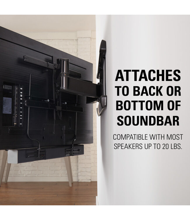 Sanus SASB1-B1 Depth Adjustable Universal Soundbar Mount