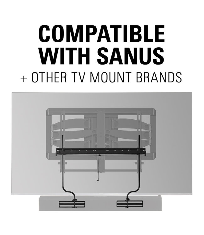 Sanus SASB1-B1 Depth Adjustable Universal Soundbar Mount