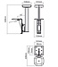 Flexson Ceiling Mount for Sonos One, One SL & Play:1 - Black