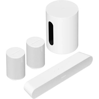 Sonos Ray Soundbar, Sub Mini & 2x Sonos Era 100 Home Cinema Bundle