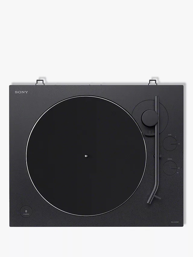 Sony PSLX310BT Belt Drive Turntable Bluetooth Black Powerbutton