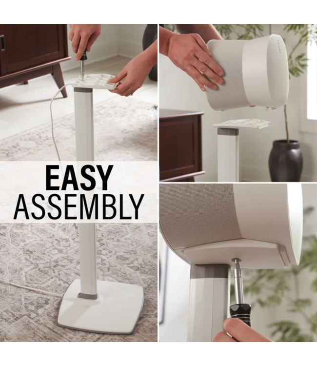 Sanus WSSE32 2x Fixed Height Speaker Stands for Sonos Era 300