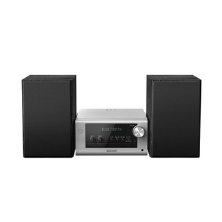 Panasonic SC-PM702 Bluetooth Traditional Hi-Fi System - Silver