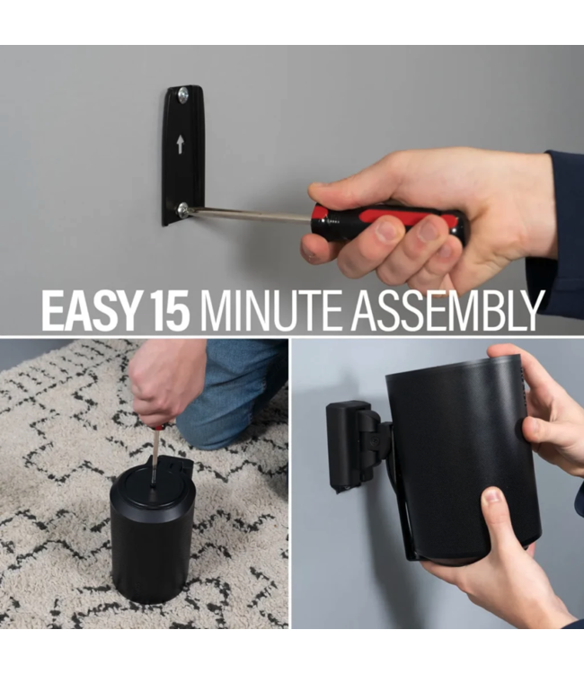 Sanus WSWME12 2x Adjustable Wall Mounts for Sonos Era 100